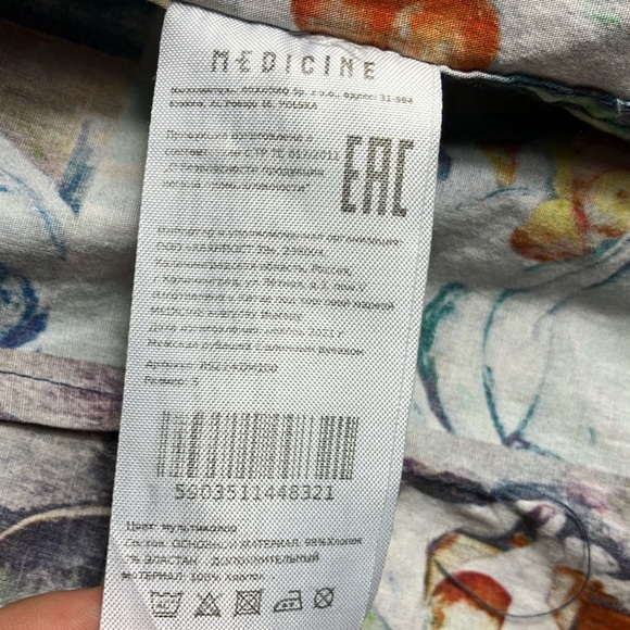 Medicine x Paul Cézanne All Over Fruit Art Print Long Sleeve Shirt Men’s size S - Picture 4 of 10